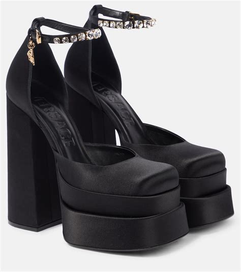 chunky versace|versace platform heels women.